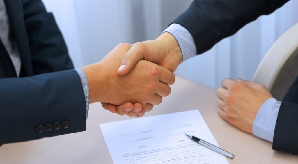 handshake over surety bond agreement